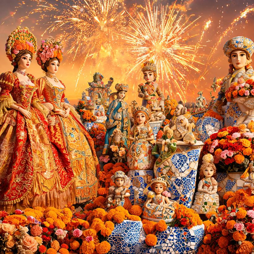 Valencia festiva: tradición, flores y color